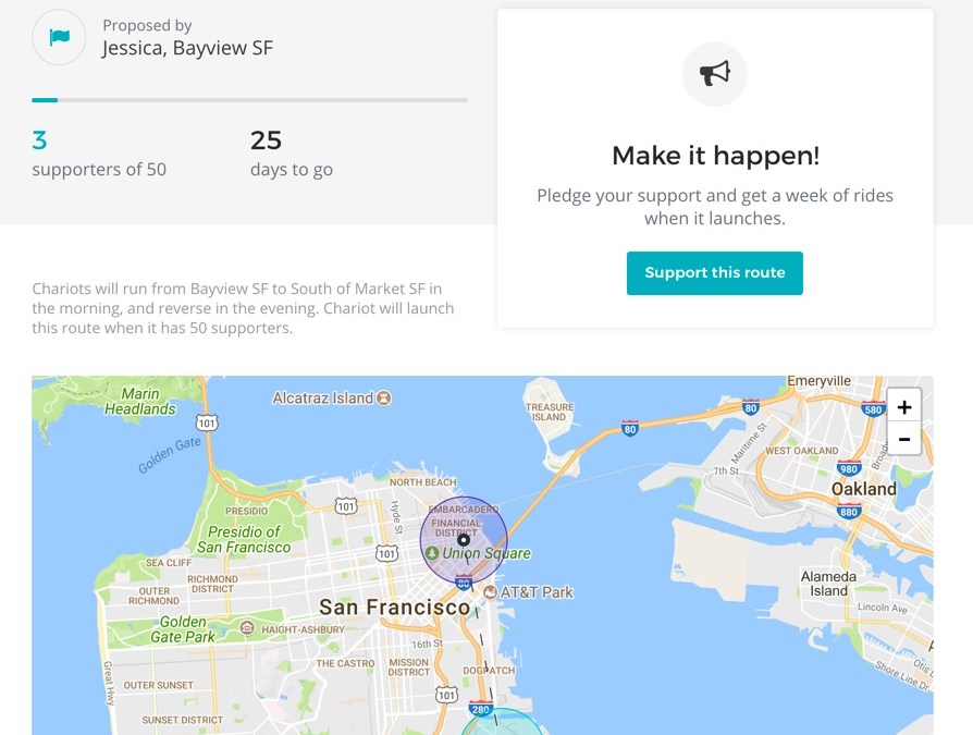 The future of Chariot’s service is up to you!